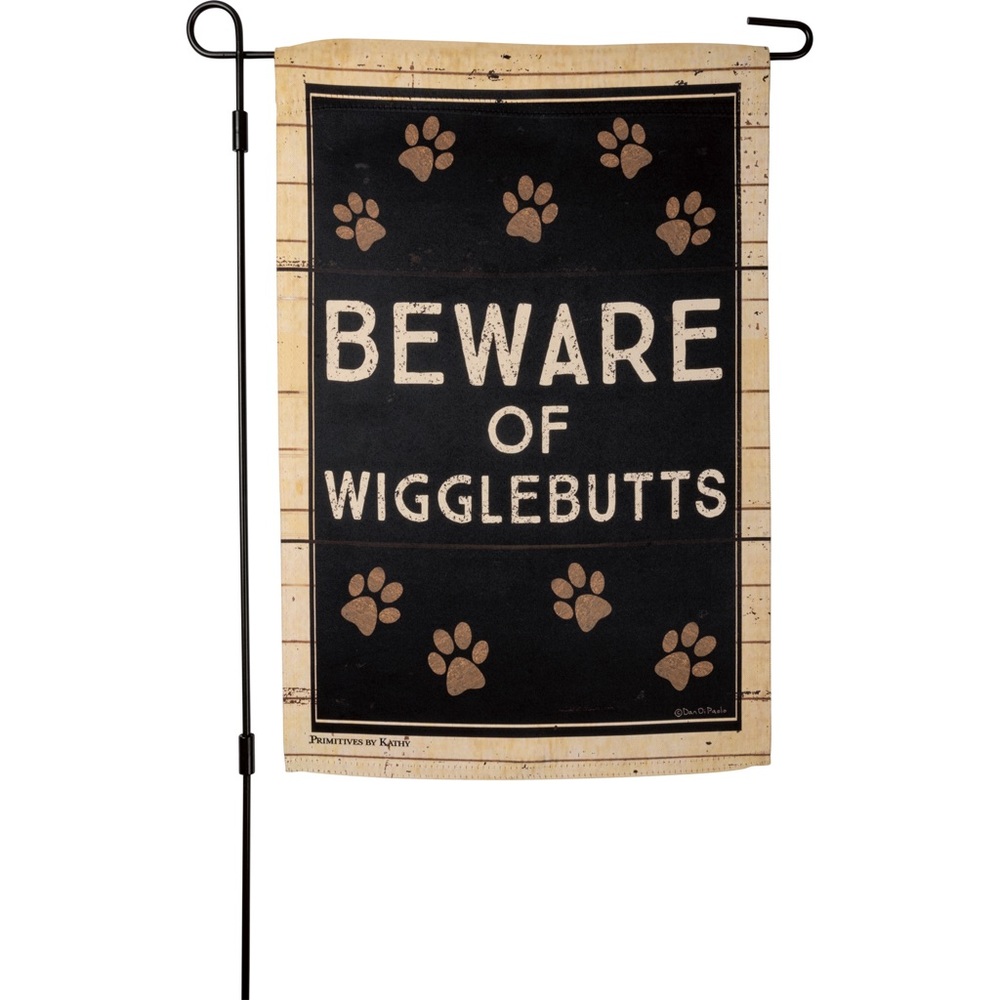 NWT Garden Flag - Wiggle Butts